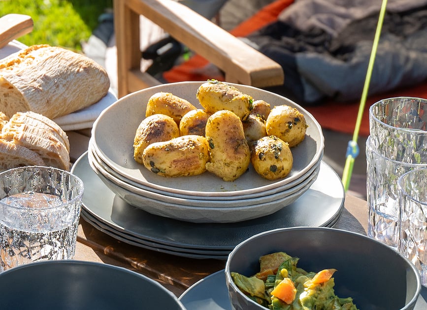 Club Nature Tanjuri duboki 22 cm pješčani 4 kom.