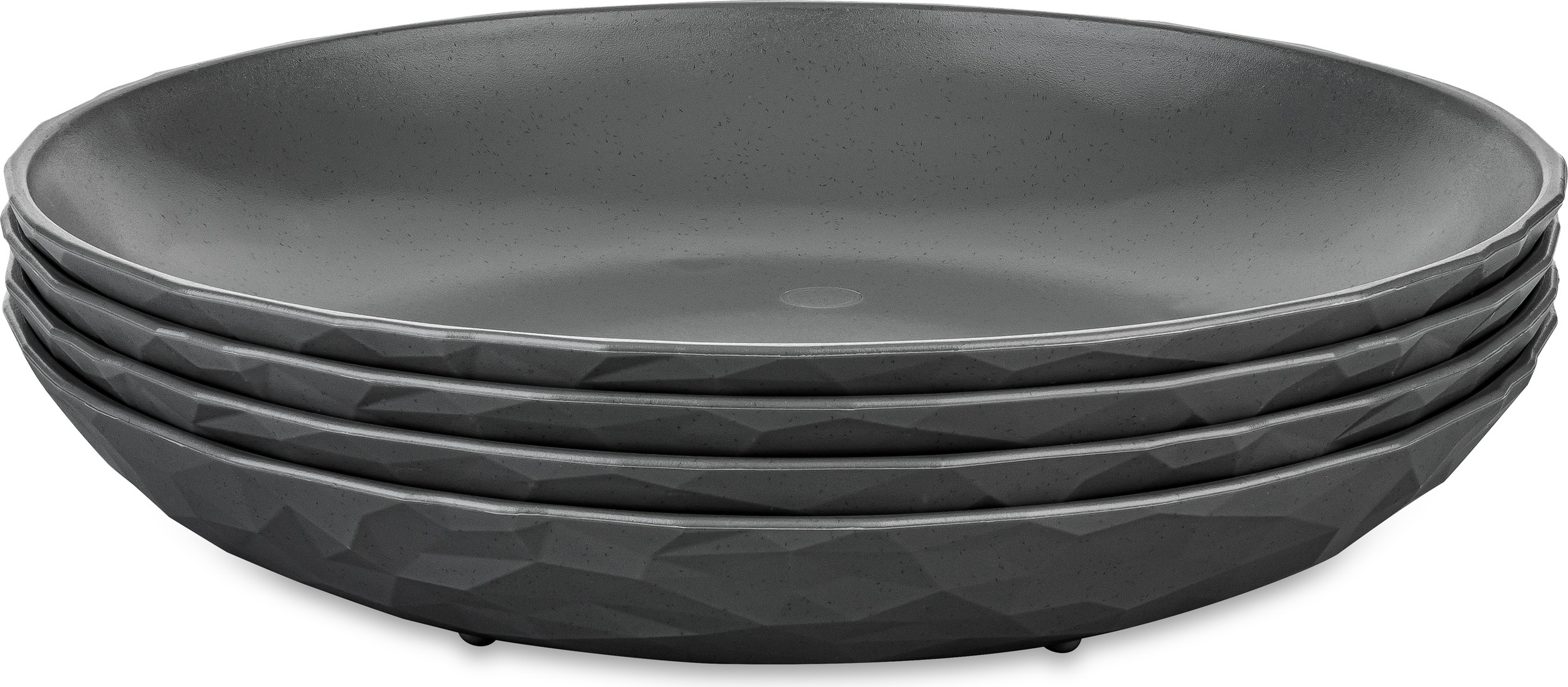 Club Nature Tiefe Teller 22 cm Graphit 4 St.
