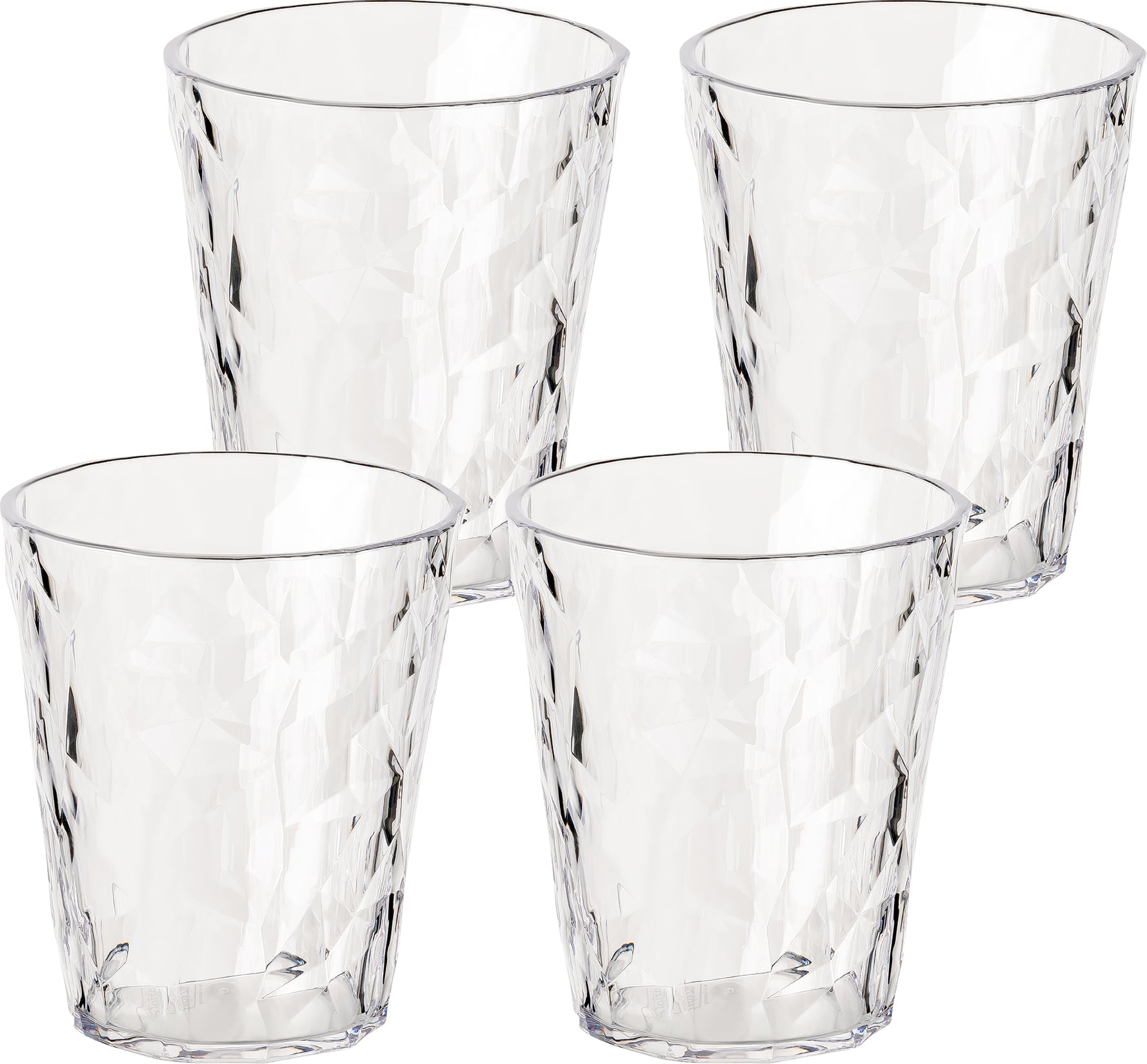 Club No. 1 Tritan Kunststoffgläser 250 ml, transparent, 4 St.