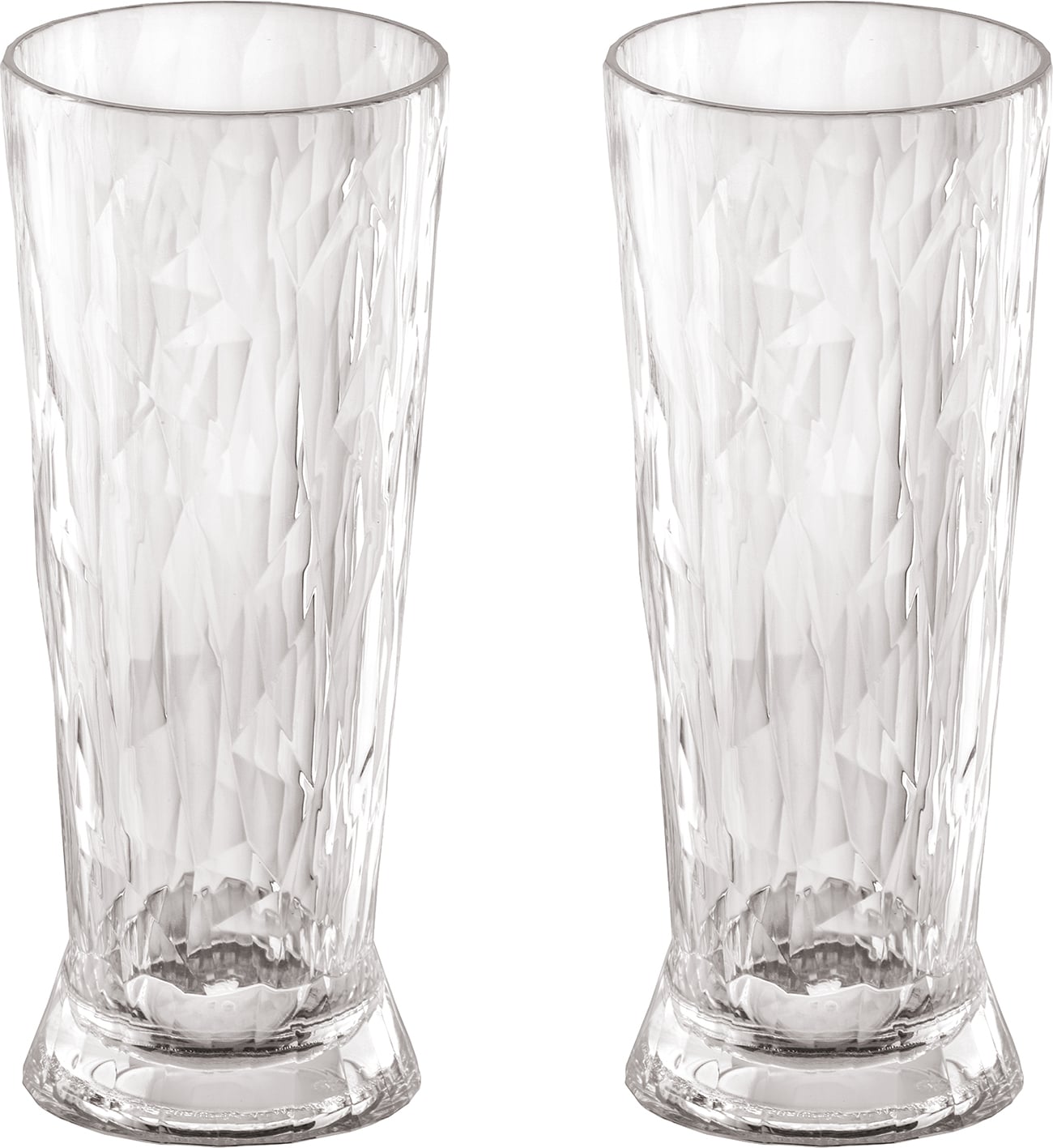 Club No. 10 Tritan Biergläser aus Kunststoff 300 ml, transparent, 2 St.