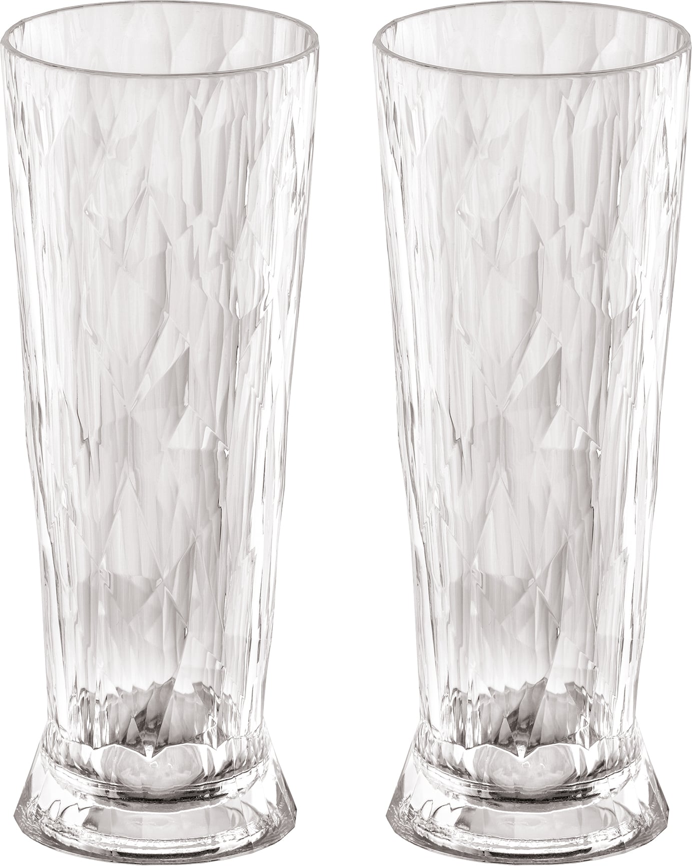 Club No. 11 Tritan Biergläser aus Kunststoff 500 ml, transparent, 2 St.