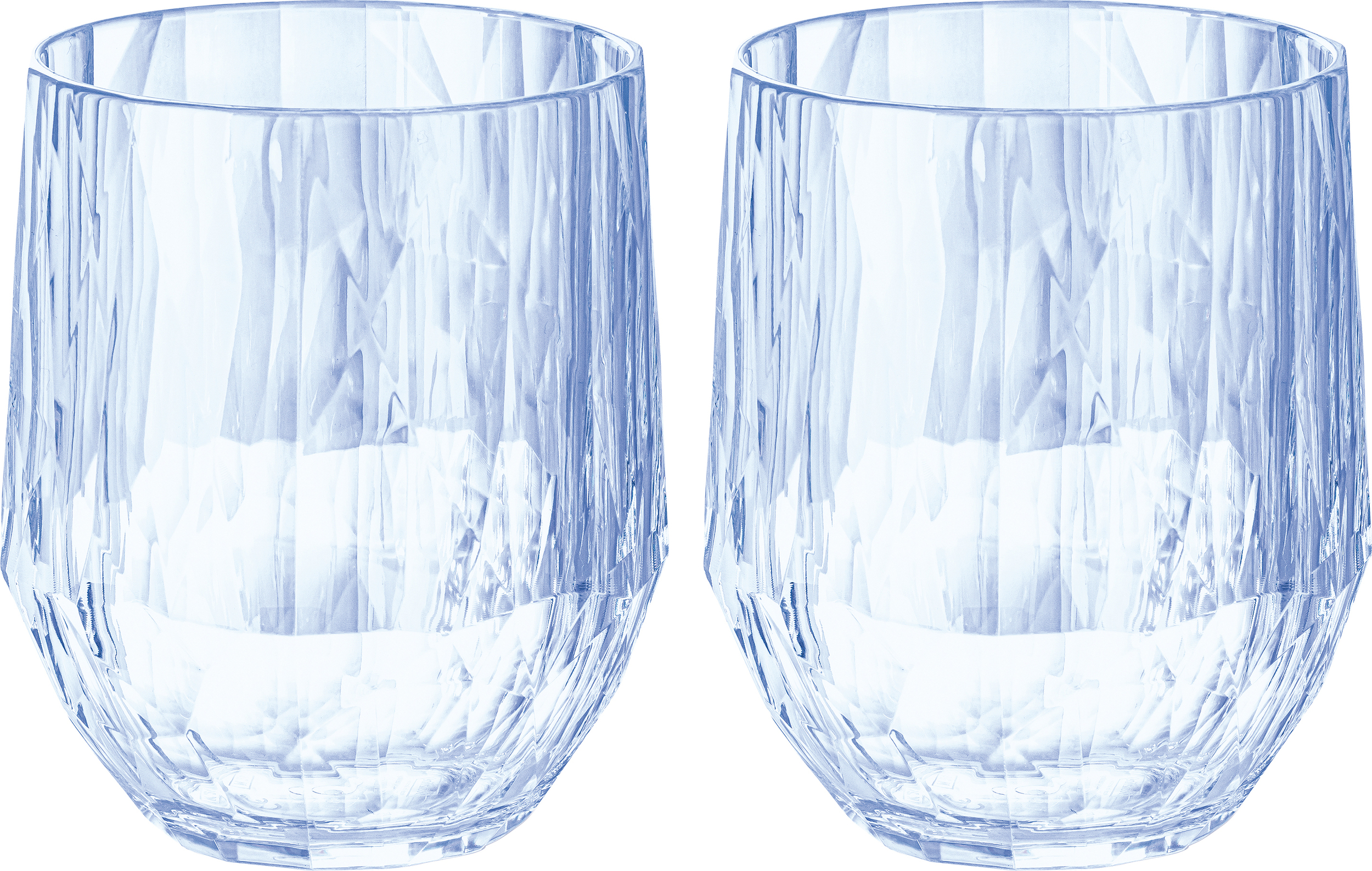 Club No. 23 Tassen 200 ml, transparent blau, 2 St.