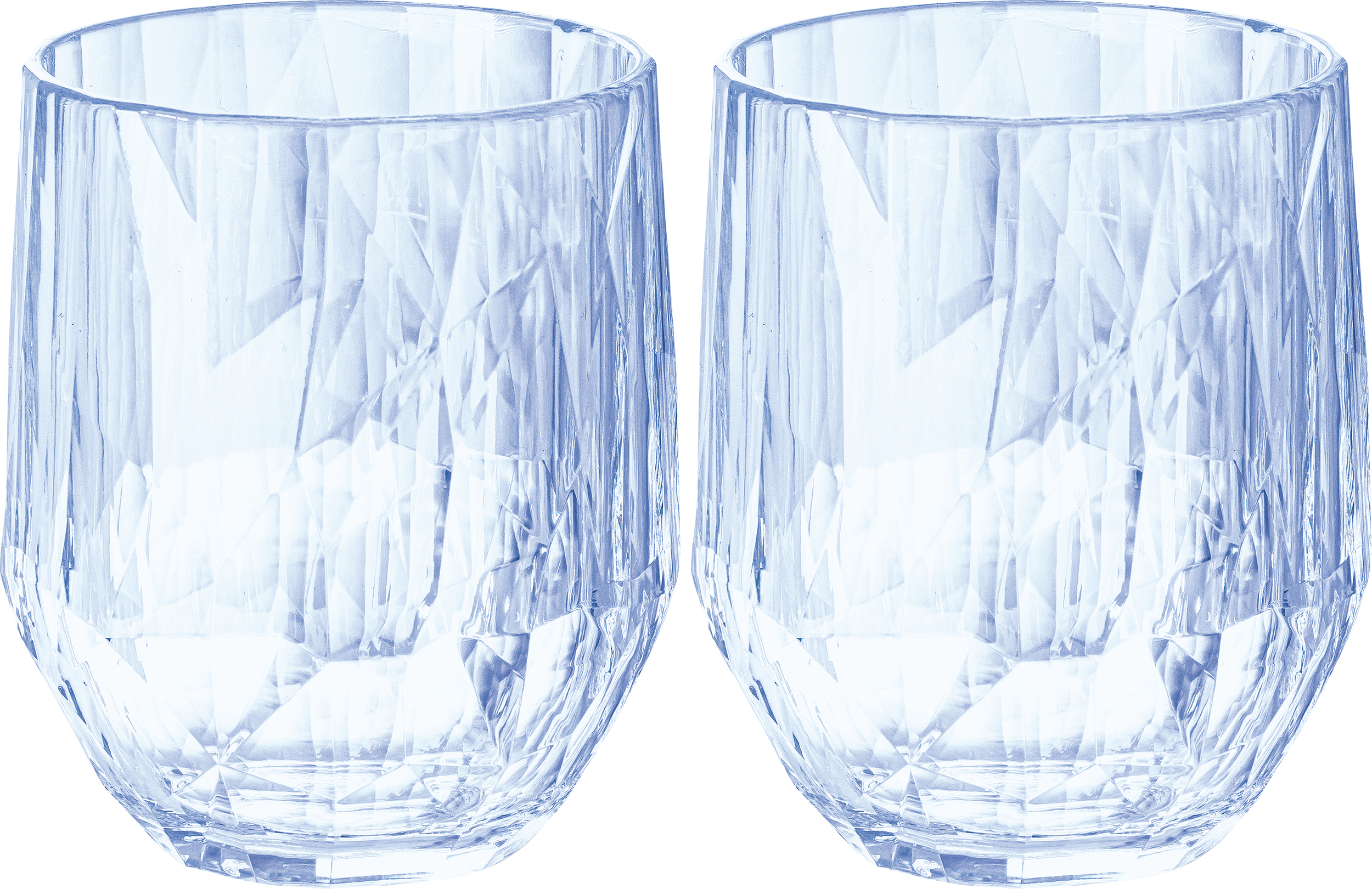 Club No. 24 Tassen 300 ml, transparent blau, 2 St.