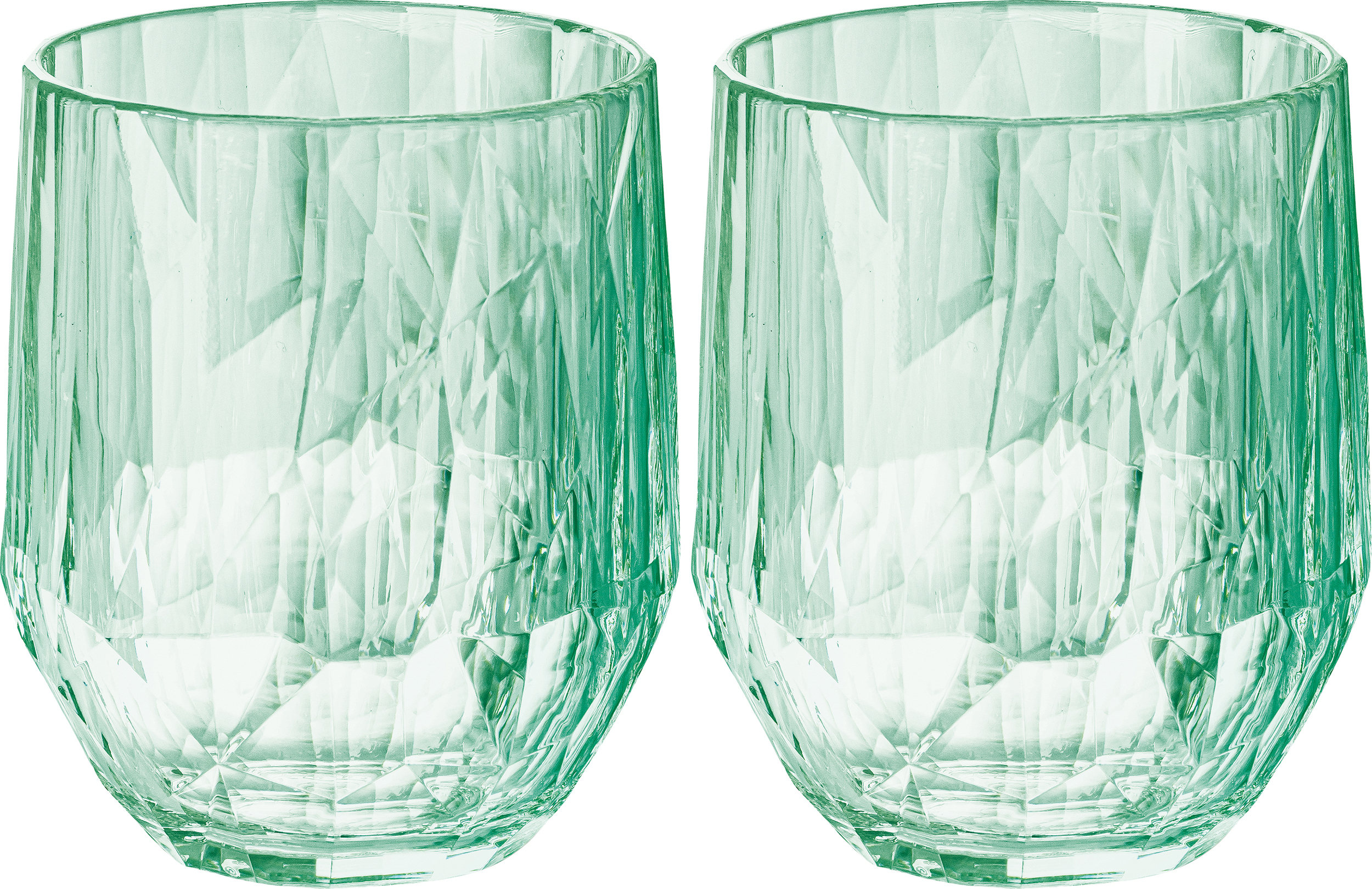 Club No. 24 Tassen 300 ml, transparent Jade, 2 St.