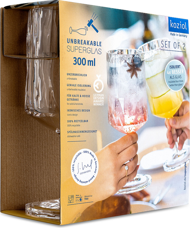 Club No. 4 Superglas Čaše za vino prozirne 2 kom.