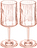 Club No. 4 Superglas Kozarci za vino, rožnati kremen, 2 kosa