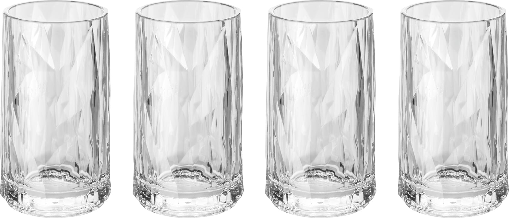 Club No. 7 Gläser aus Kunststoff Tritan transparent, 4 St.