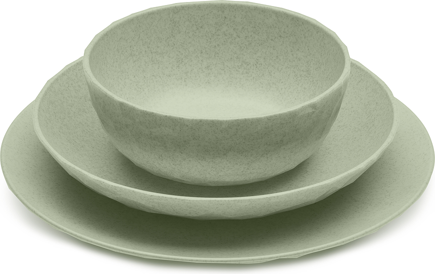 Club Organic Assiette Creuse, bleue