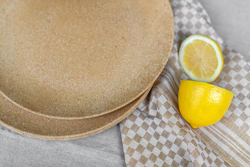 Club Organic Nature Krožniki, 26 cm, sivi, 4 kosi