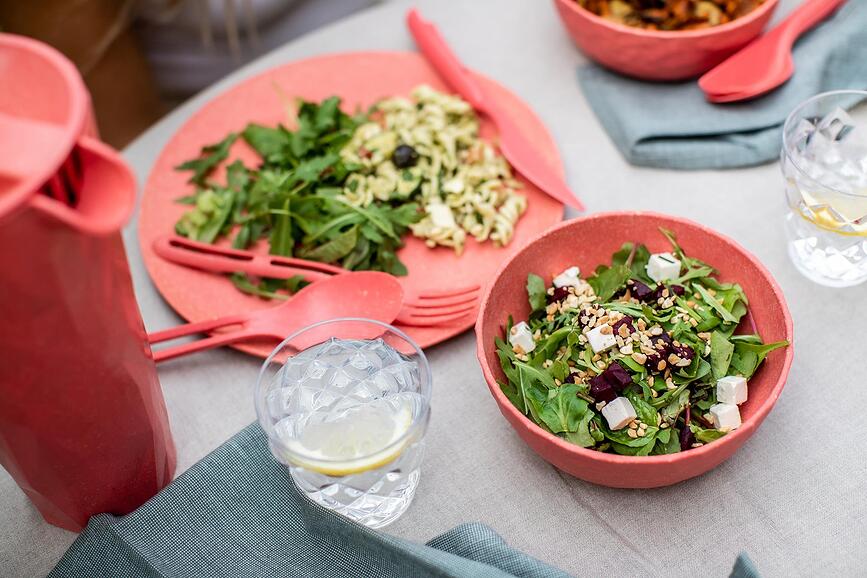 Club Organic Nature Krožniki, 26 cm, sivi, 4 kosi