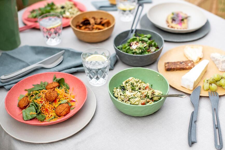 Club Organic Nature Μπολ, γκρι, 4 τμχ