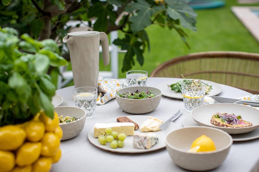 Club Organic Nature Βαθιά Πιάτα, γκρι, 4 τμχ