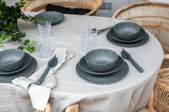 Club Organic Nature Talerze głębokie 4 szt.