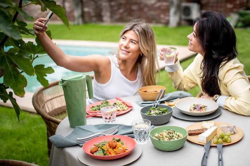 Club Organic Nature Tanjuri 26 cm sivi 4 kom.