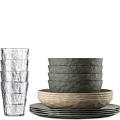 Club Organic Nature Zastawa stołowa dla 4 osób 16 el.