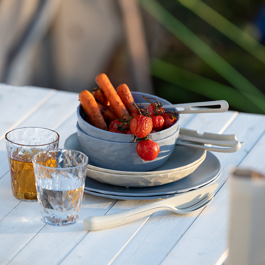 Club Skagen Service de table pour 2 personnes, sable et noir, Set 10 pièces