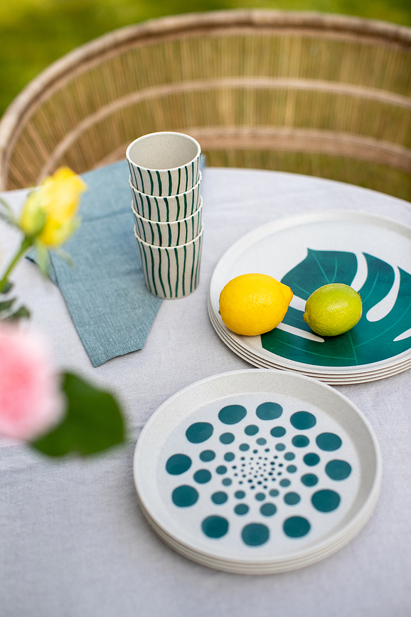 Connect Nature Monstera Namizni servis za 4 osebe, 16-delni set