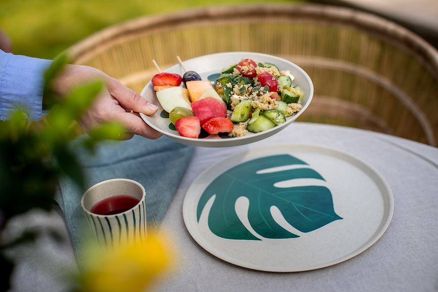 Connect Nature Monstera Service de Table 16 pièces