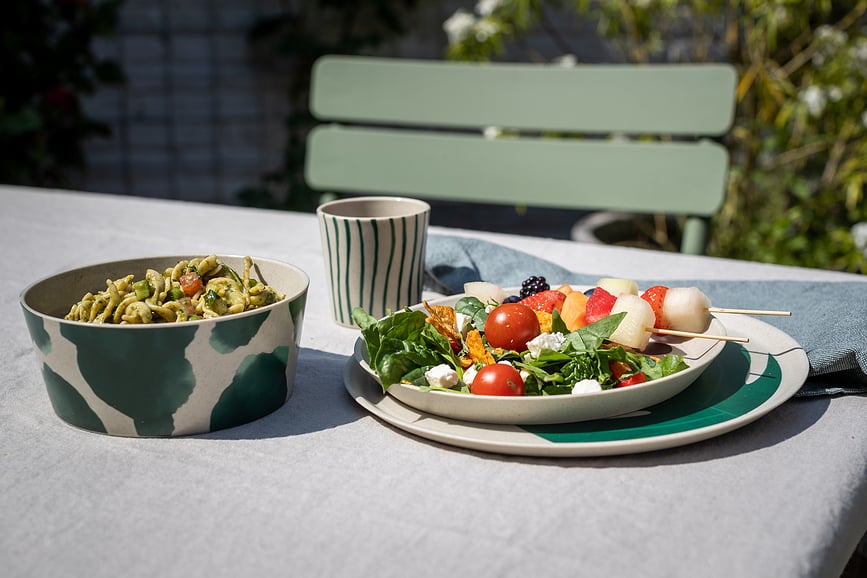 Connect Nature Monstera Set Posuđa Set od 16 dijelova