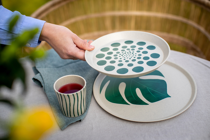 Connect Nature Tasse 190 ml, motif Monstera