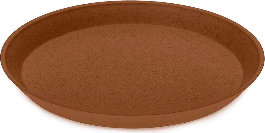Connect Organic Assiette 20,5 cm, brun rouille