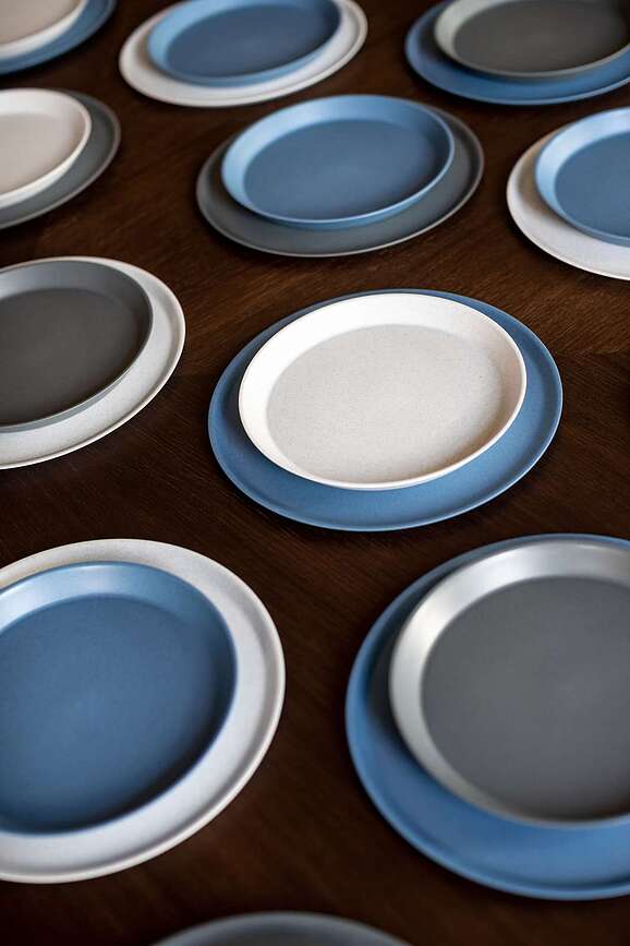 Connect Organic Assiette 20,5 cm, brun rouille