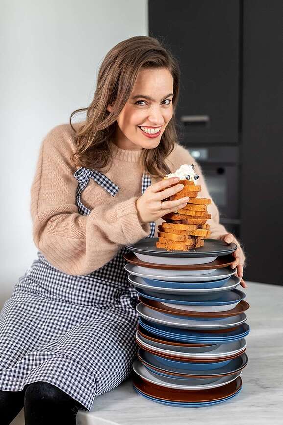 Connect Organic Assiette 20,5 cm, brun rouille