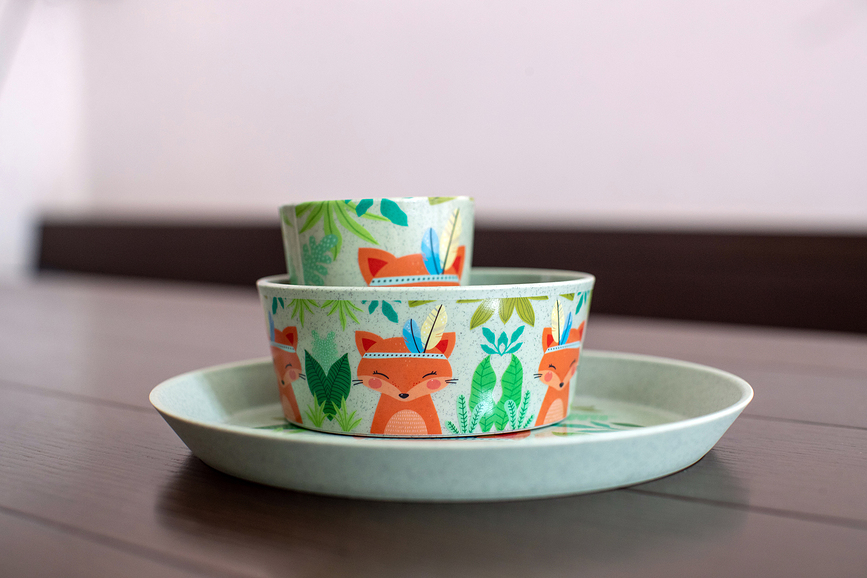 Connect Organic Africa Assiette Enfant 20,5 cm