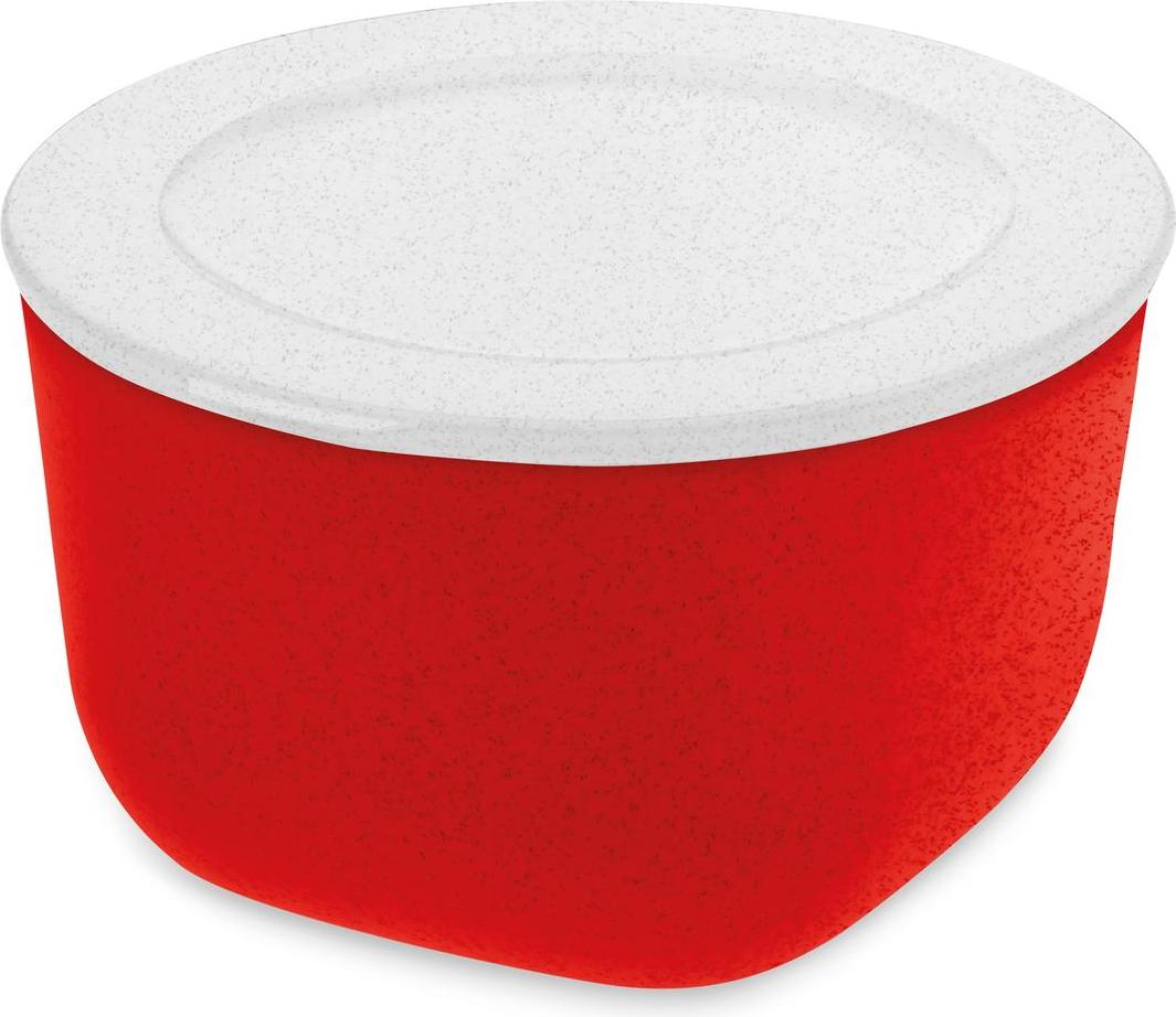 1 Litre Red Plastic Bucket With Lid