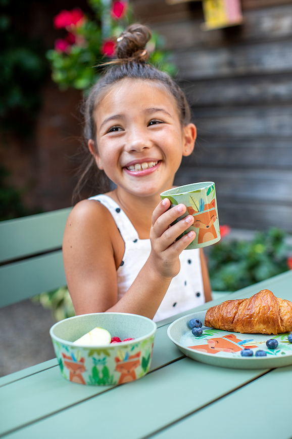 Connect Organic Harry Set de Vaisselle pour Enfant, Set 3 pièces