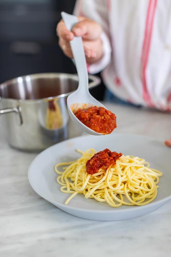 Connect Organic Krožnik globok, rjast