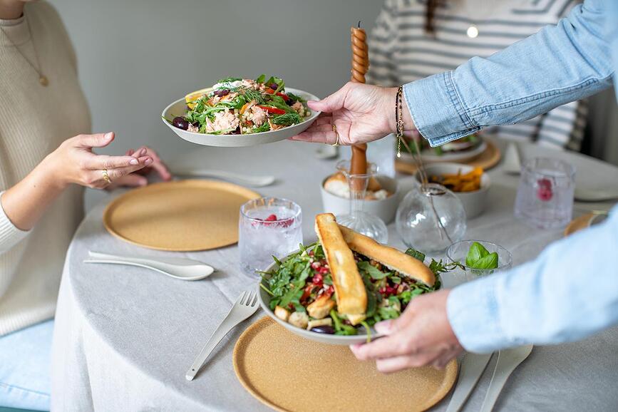 Connect Organic Nature Πιάτα Πρωινού, πράσινα, 4 τμχ