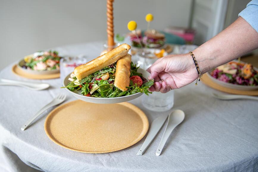 Connect Organic Nature Tanjuri za doručak zeleni 4 kom.