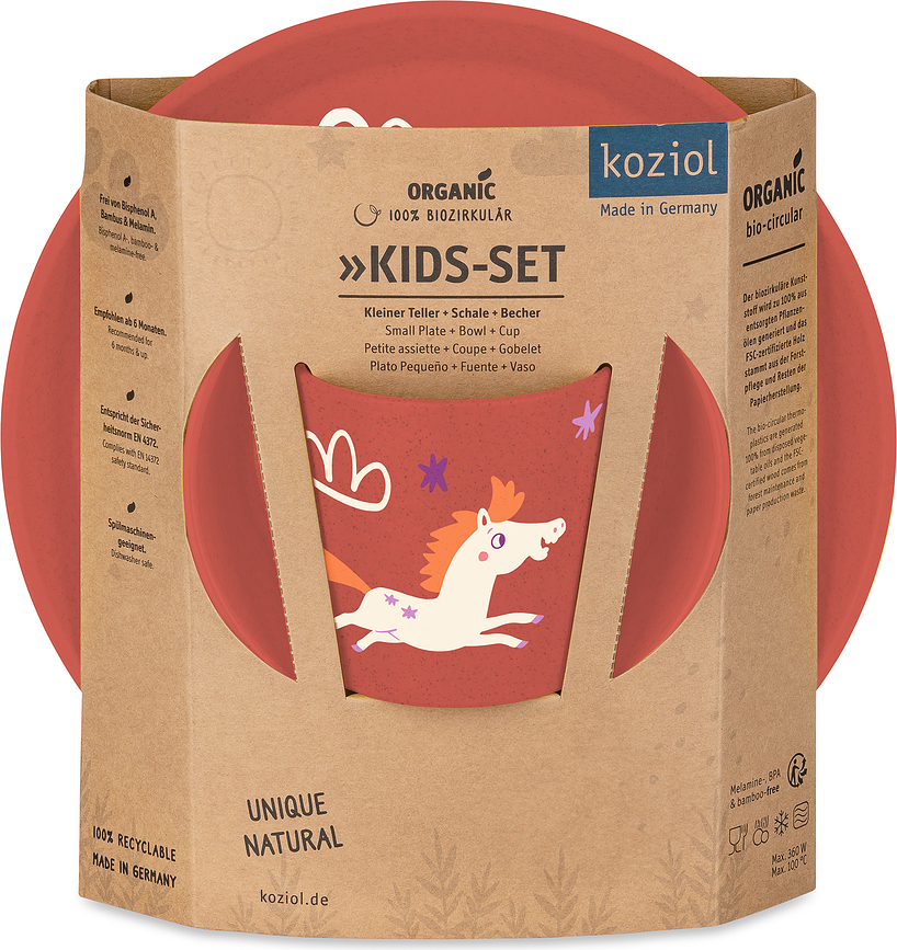 Connect Organic Space Παιδικά Σκεύη, 3 τμχ