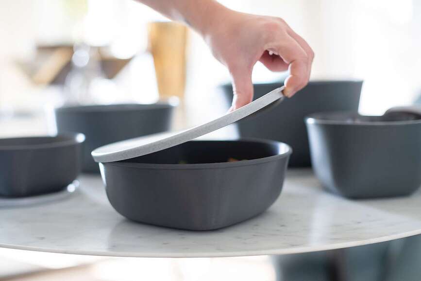 Connect Organic Spremnik s poklopcem 1,3 l ružičasti