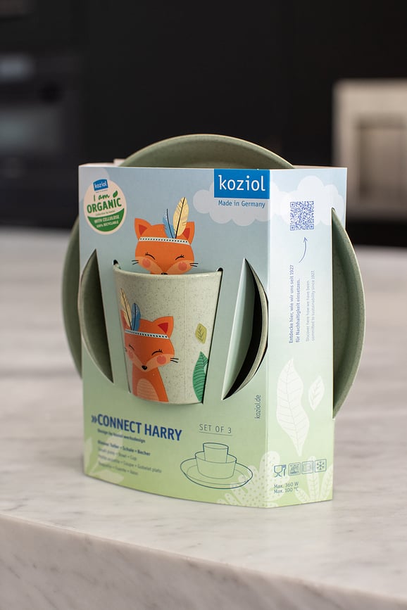 Connect Organic Harry Dječje Posuđe Set od 3 dijela