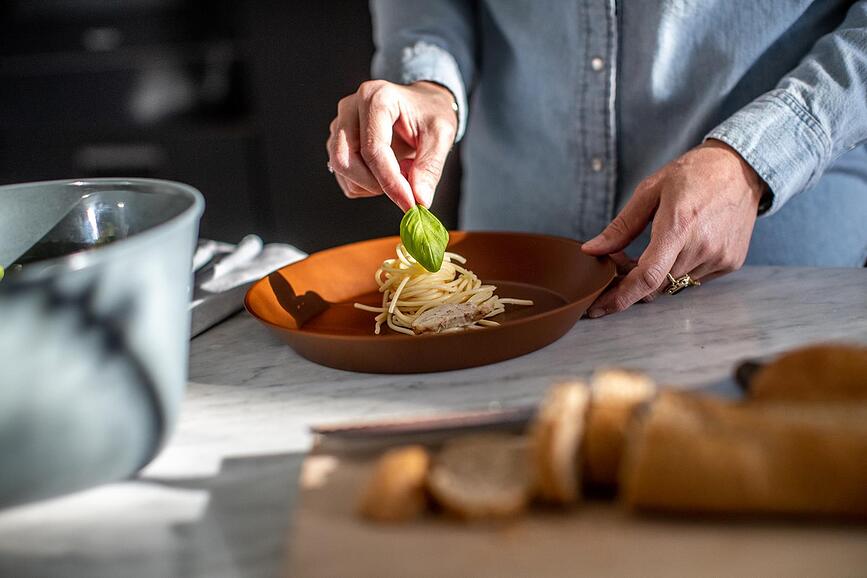 Connect Organic Duboki Tanjur hrđavi