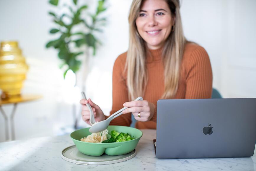 Connect Separee Organic Nature Μπολ με καπάκι, γαλάζιο