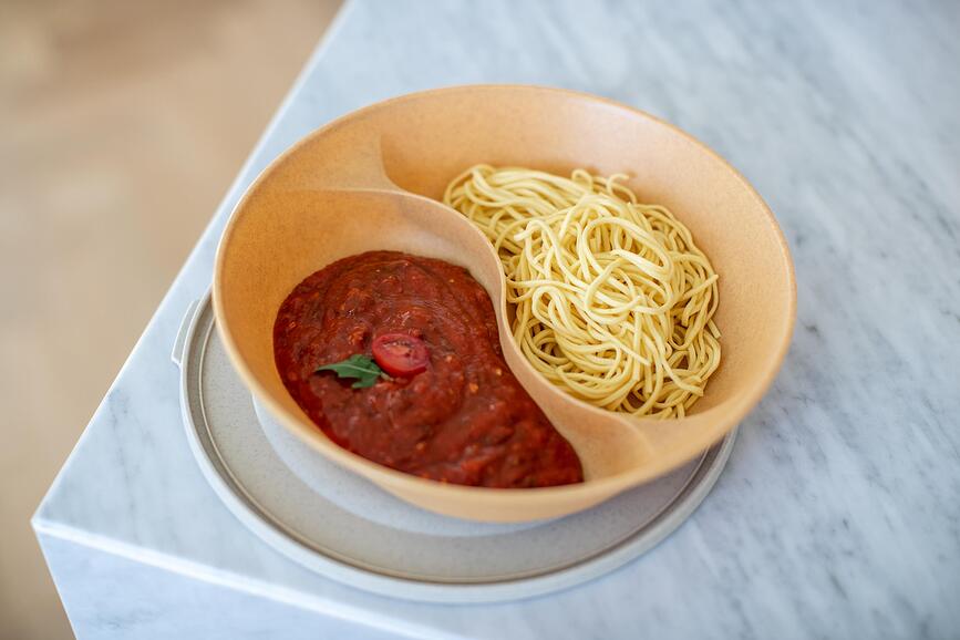 Connect Separee Organic Nature Μπολ με καπάκι, γαλάζιο