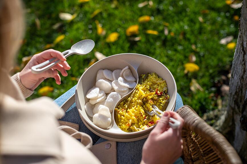 Connect Separee Organic Nature Μπολ με καπάκι, γαλάζιο