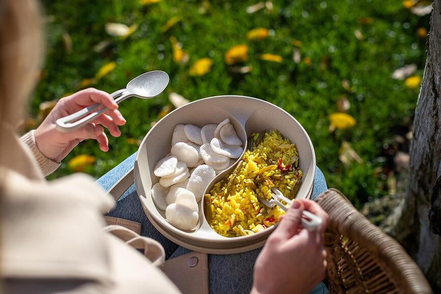 Connect Separee Organic Nature Zdjela s poklopcem plava