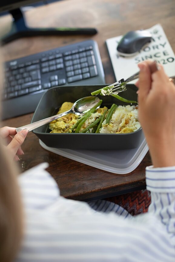 Contenedor Move Organic Nature, con tapa, 1,4 L