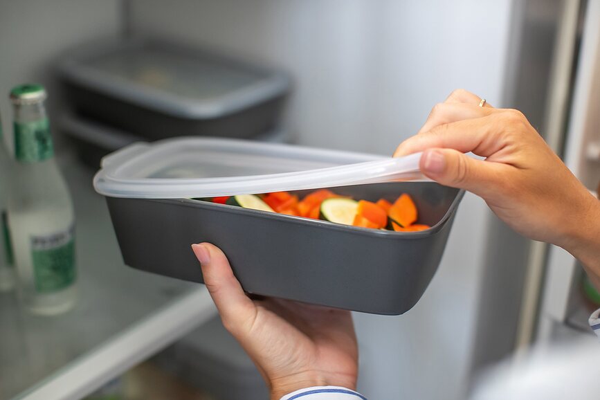 Contenedor Move Organic Nature, con tapa, 1,4 L