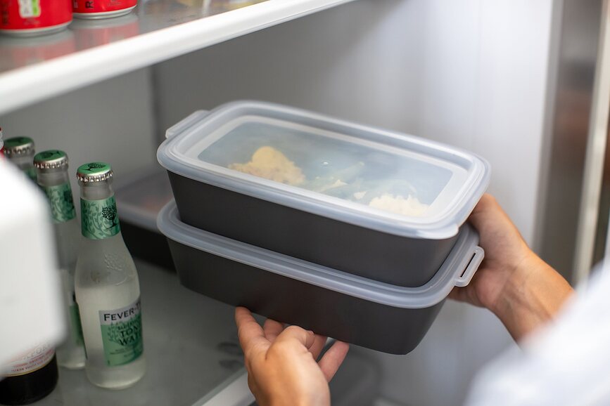 Contenedor Move Organic Nature, con tapa, 1,4 L