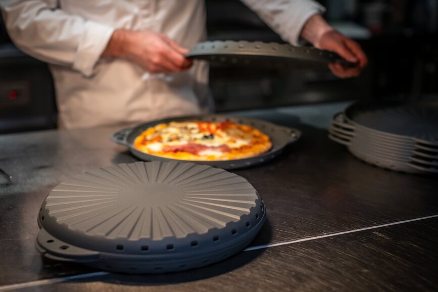 Contenedor para Servir y Transportar Pizza Move Organic Nature, talla M