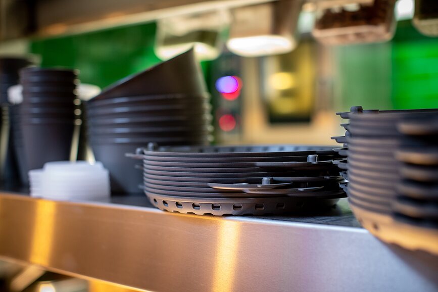 Contenedor para Servir y Transportar Pizza Move Organic Nature, talla M