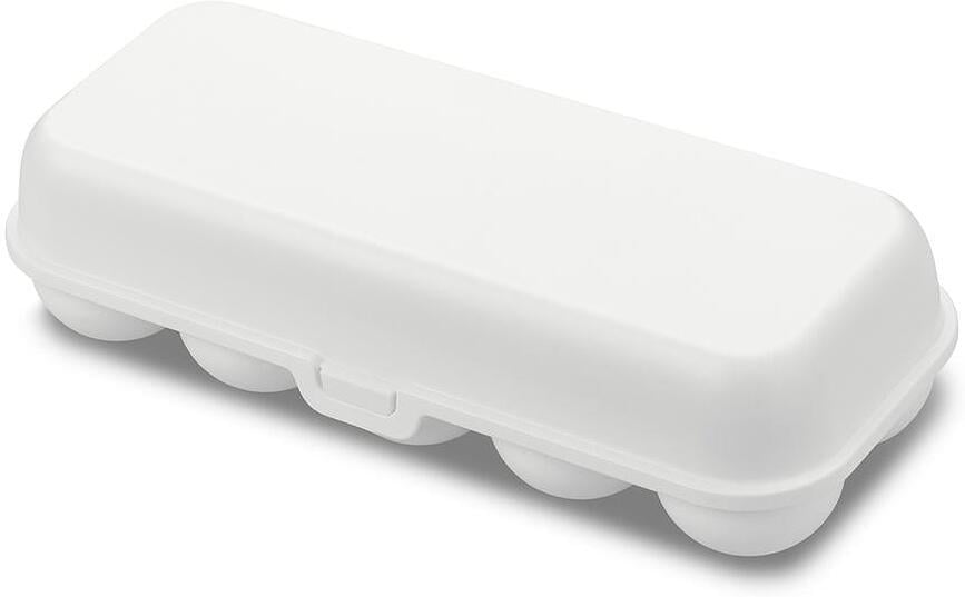Contenedor para huevos Eggs To Go, blanco