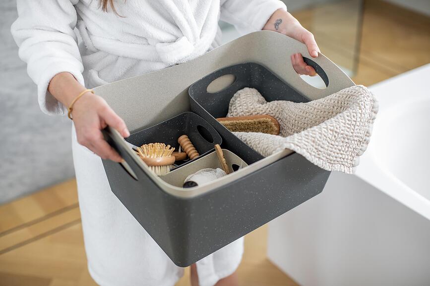 Contenedor reciclado Boxxx, tamaño M, beige