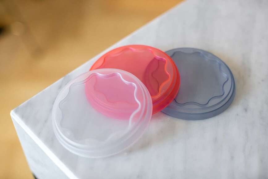 Couvercles pour yaourts Fresh, lot de 3
