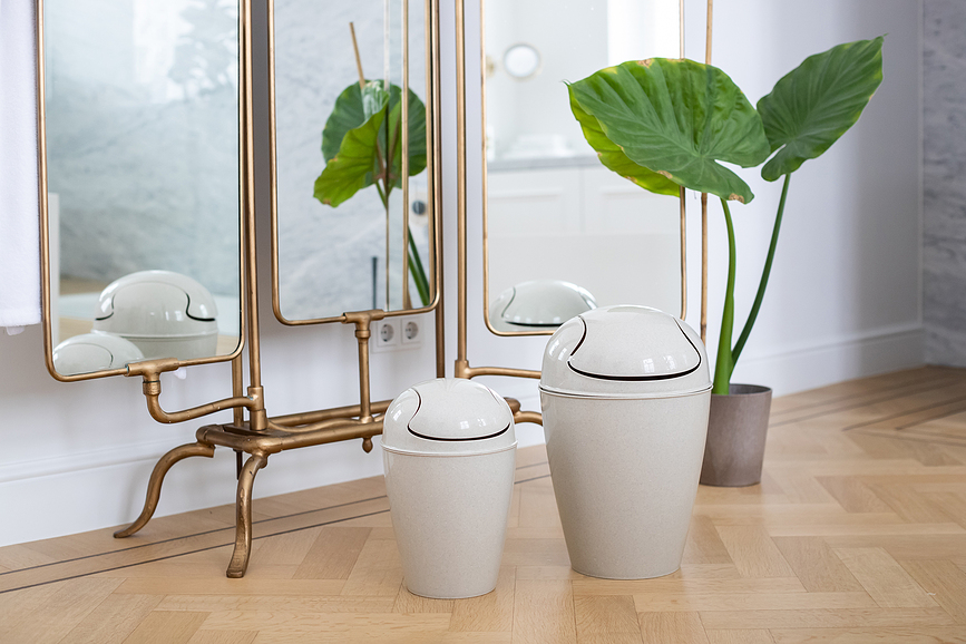 Del Recycled Κάδος Απορριμμάτων, M, μπεζ